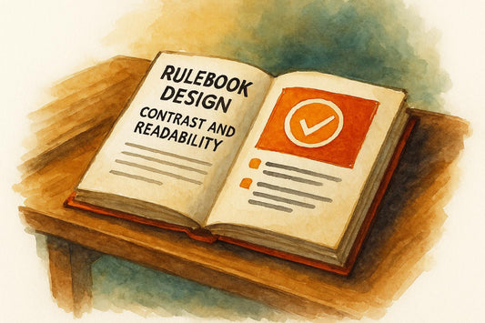 Rulebook Design: Contrast and Readability