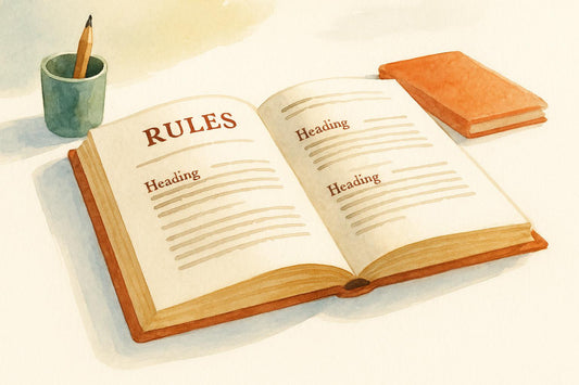 Ultimate Guide to Rulebook Typography