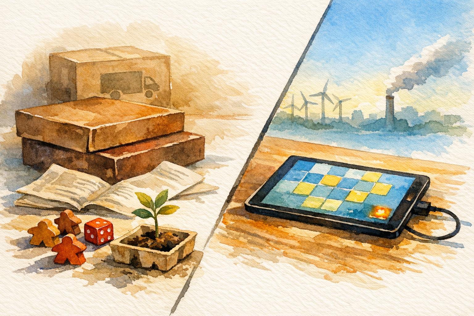 Digital Board Games vs Physical: Eco Impact